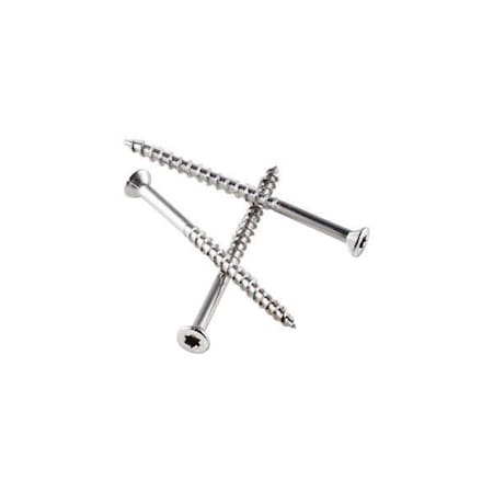 Simpson Strong-Tie Deck Screw, #7 x 3 in, Trim Head, Torx Drive, 98 PK T07300WP1